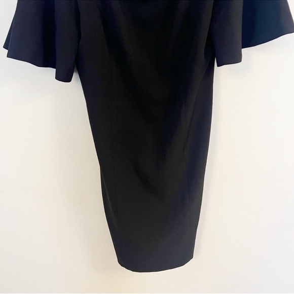 JAY X JAYGODFREY Women's Bardot Cutout Cocktail Dress Short Sleeve Black Size 8 - Picture 5 of 10